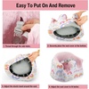 PandaEar Baby Seat Cover Compatible with Bumbo Seat, Removable Floor Soft Seat Cover for Boys & Girls, Breathable & Anti-Slip, Machine Washable, Pink (Pink)(Pink)