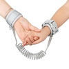PandaEar Anti Lost Wrist Link, Toddler Kids Safety Wristband Leash, Blue(Grey)