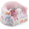 PandaEar Baby Seat Cover Compatible with Bumbo Seat, Removable Floor Soft Seat Cover for Boys & Girls, Breathable & Anti-Slip, Machine Washable, Pink (Pink)(Pink)