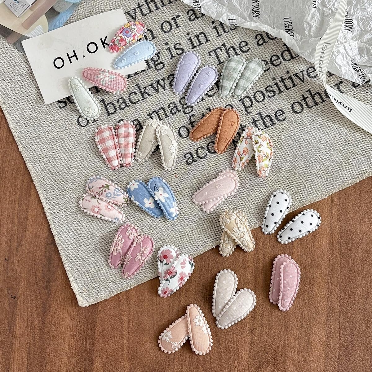 image:imagePandaEar 40 Pcs Baby Hair Clips Toddler Snap Hair Clips for Girls 15