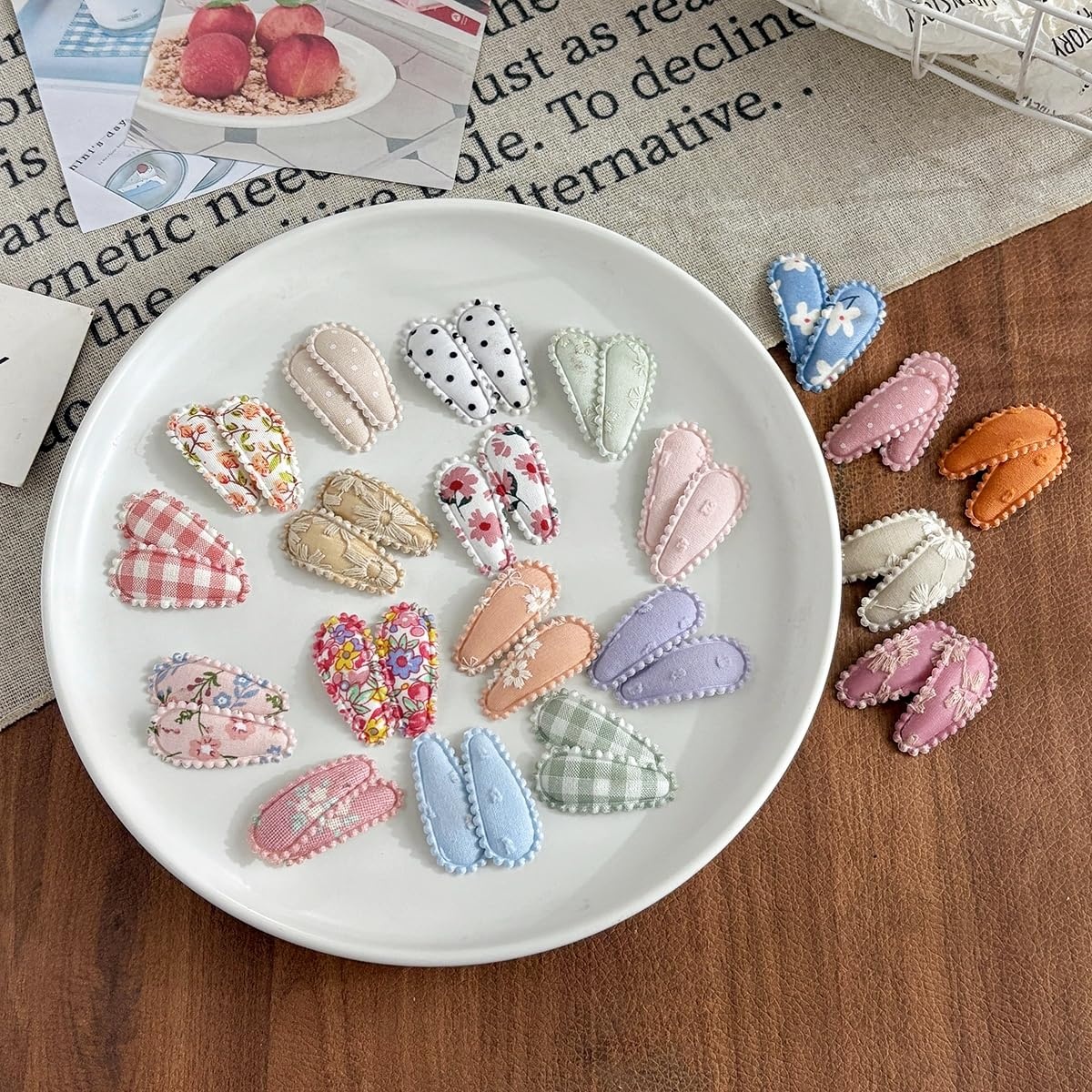image:imagePandaEar 40 Pcs Baby Hair Clips Toddler Snap Hair Clips for Girls 15