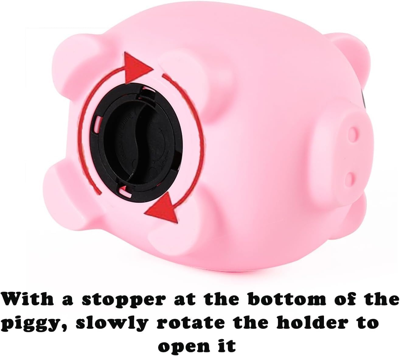 image:imagePandaEar Piggy Bank Unbreakable Cute Plastic Coin Bank for Boys amp Girls Large Money Saving Bank Shatterproof Pig Money Box Fun Gift for Children Birthday Christmas Halloween BluePink Large