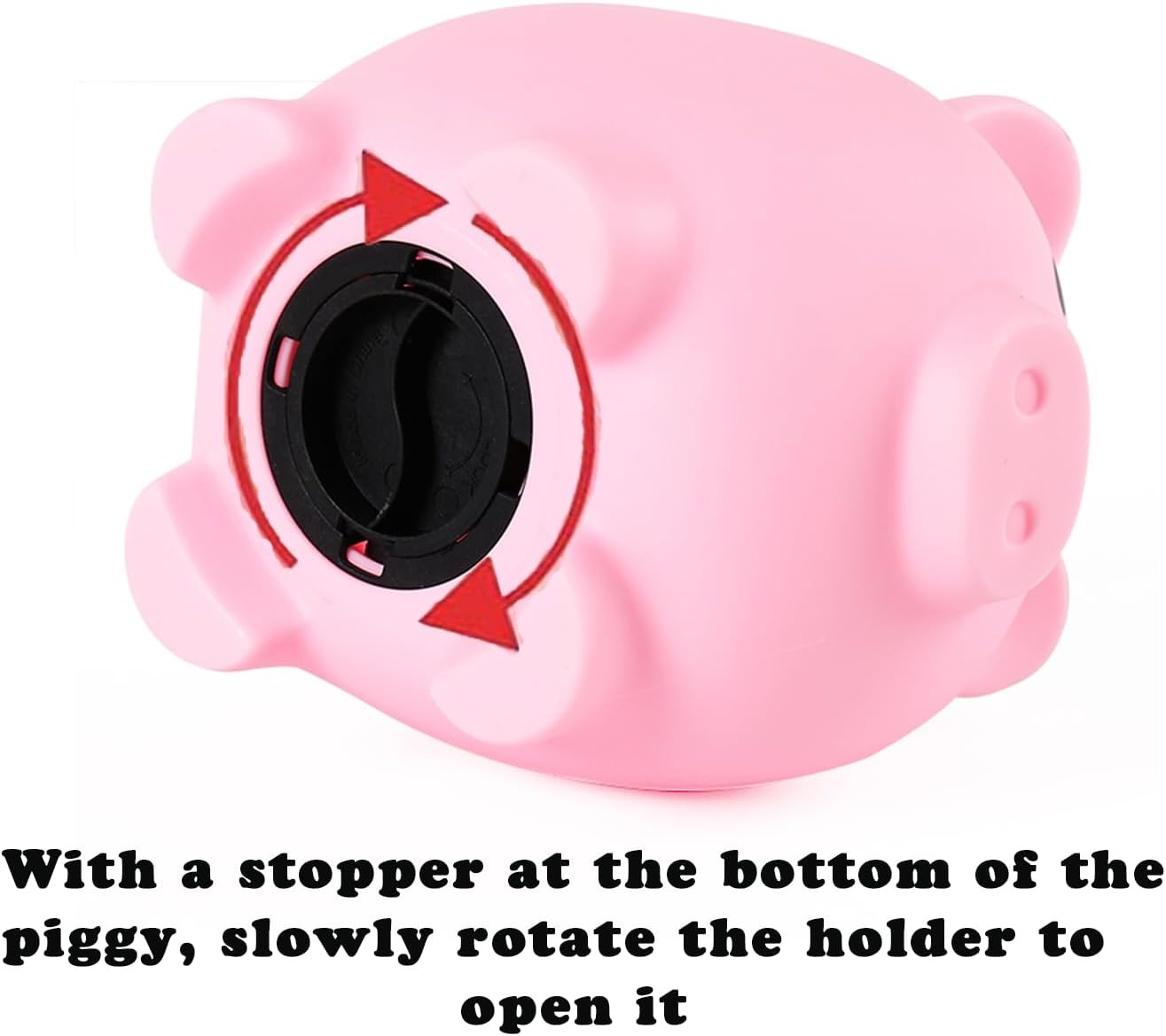 image:imagePandaEar Piggy Bank Unbreakable Cute Plastic Coin Bank for Boys amp Girls Large Money Saving Bank Shatterproof Pig Money Box Fun Gift for Children Birthday Christmas Halloween BluePink