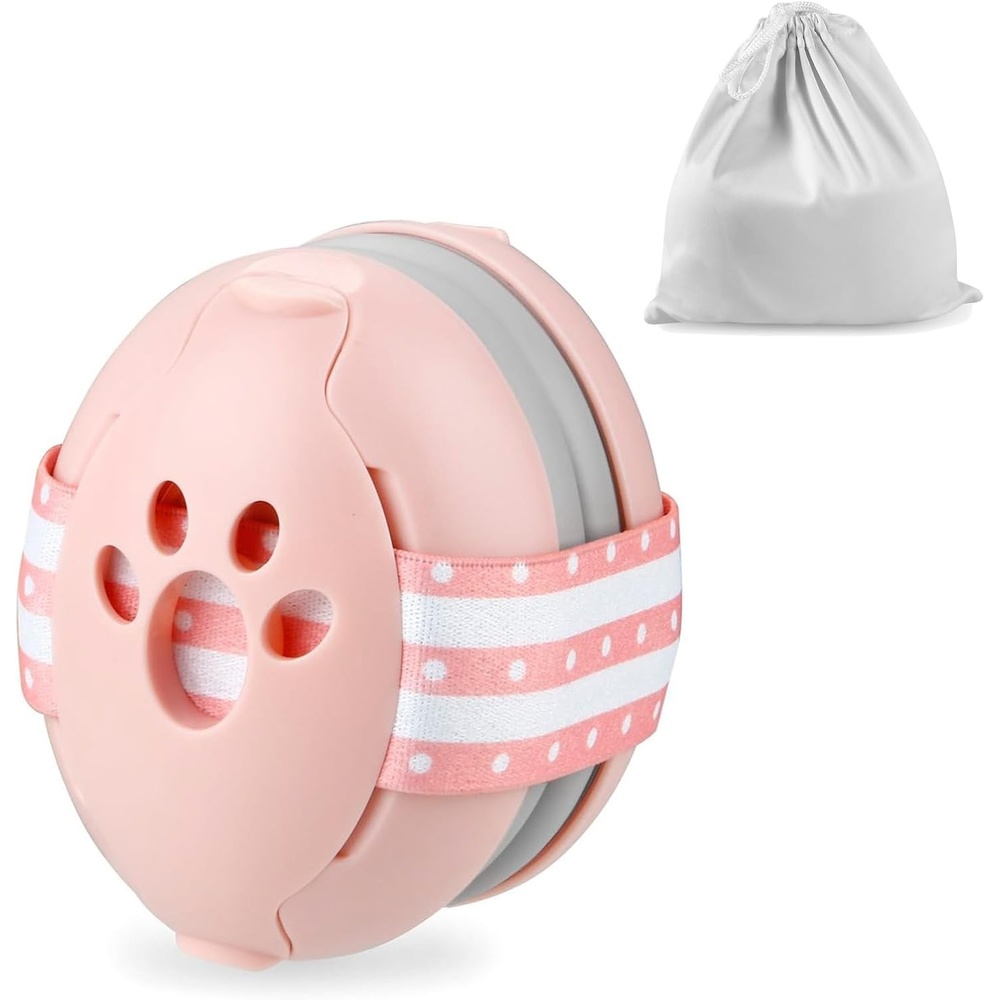image:imagePandaEar Baby Ear Protection Noise Cancelling Headphones for Babies Noise Reduction Earmuffs for Infant and ToddlersPink