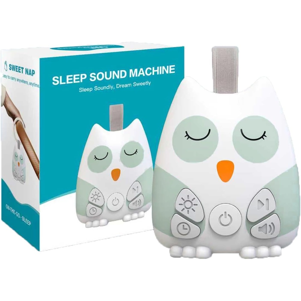 image:imagePandaEar Owl Noise Machine for Baby Night Light Portable USB Interface