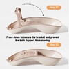 PandaEar Baby Bath Support, Foldable Infant Bathtub for Newborn Babies 0-6 Months, Soft Sink Baby Bath Tub (Pink)(Pink)