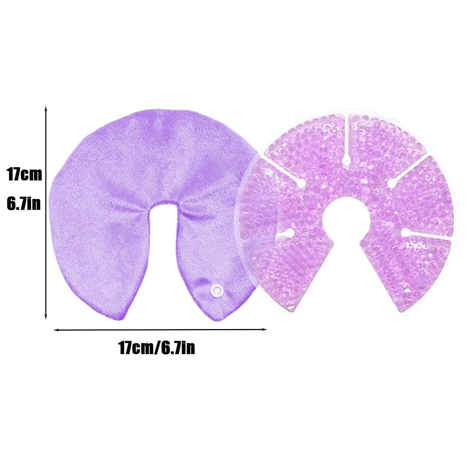 image:imagePandaEar 2 Pack Breast Therapy Pads Hot amp Cold Gel Packs for Nursing