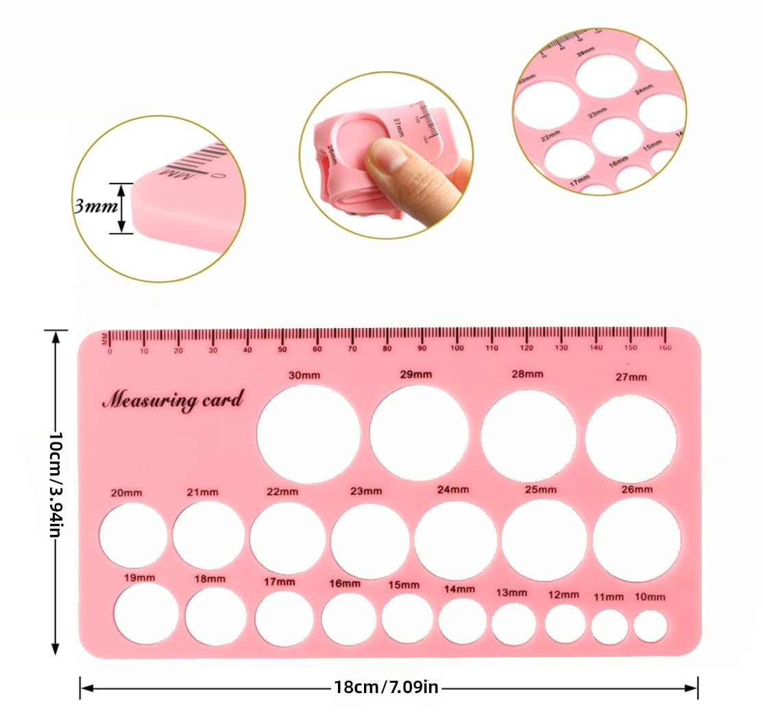 image:imagePandaEar Nipple Ruler Breast Pump Flange Size Ruler 1030mm