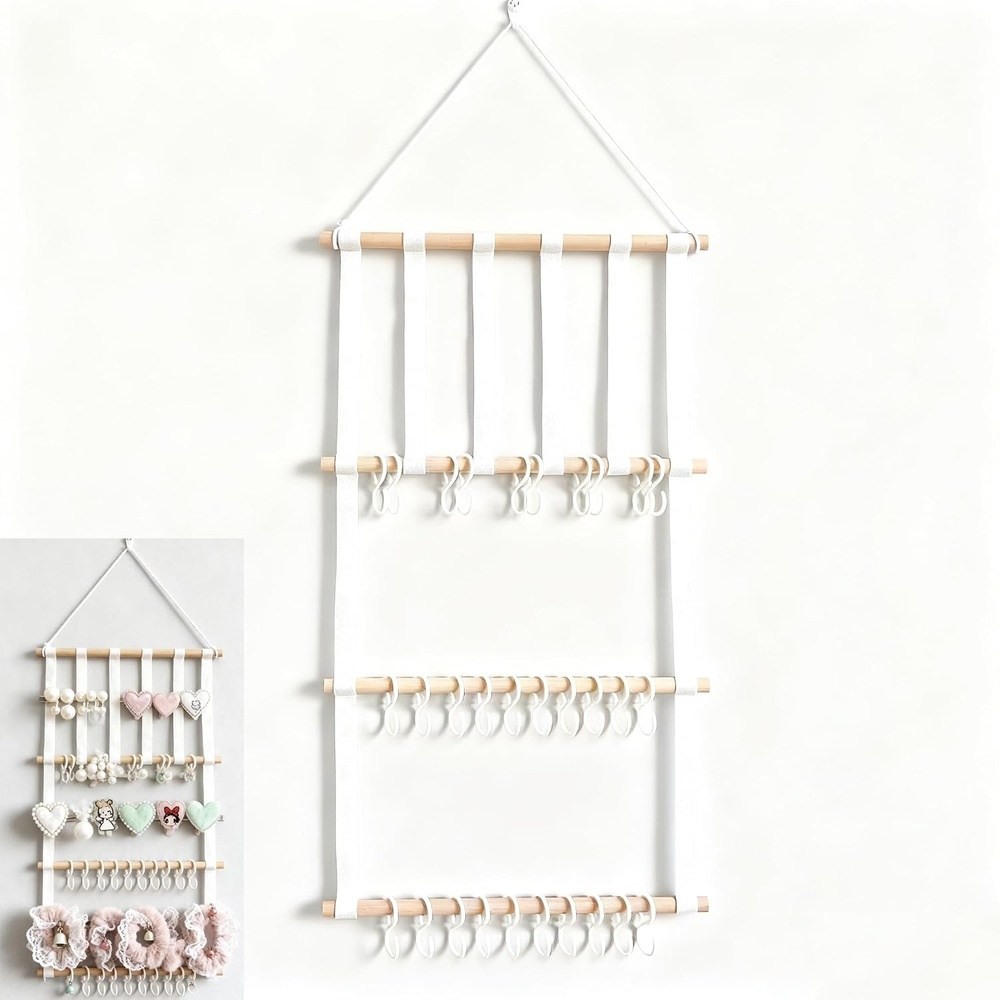 image:imagePandaEar Headband Holder for Girls Bows Organizer for Baby Wall Hanging air Accessories Organizer Storage for Toddler Baby Girls Room