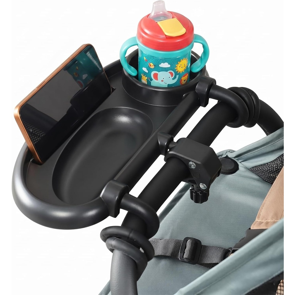 image:imagePandaEar Universal Stroller Snack Tray with Cup Holder Attachment